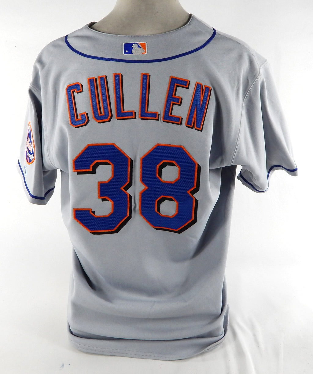 New York Mets Cullen #38 Game Issued Grey Jersey 48 DP70631 Pic2