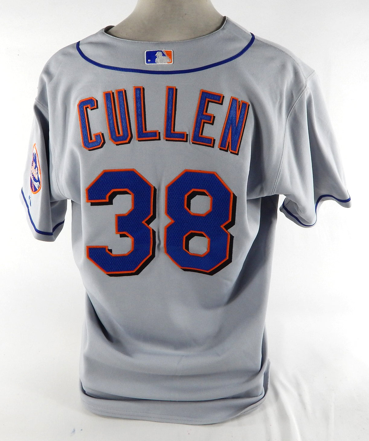 New York Mets Cullen #38 Game Issued Grey Jersey 48 DP70631 Pic2