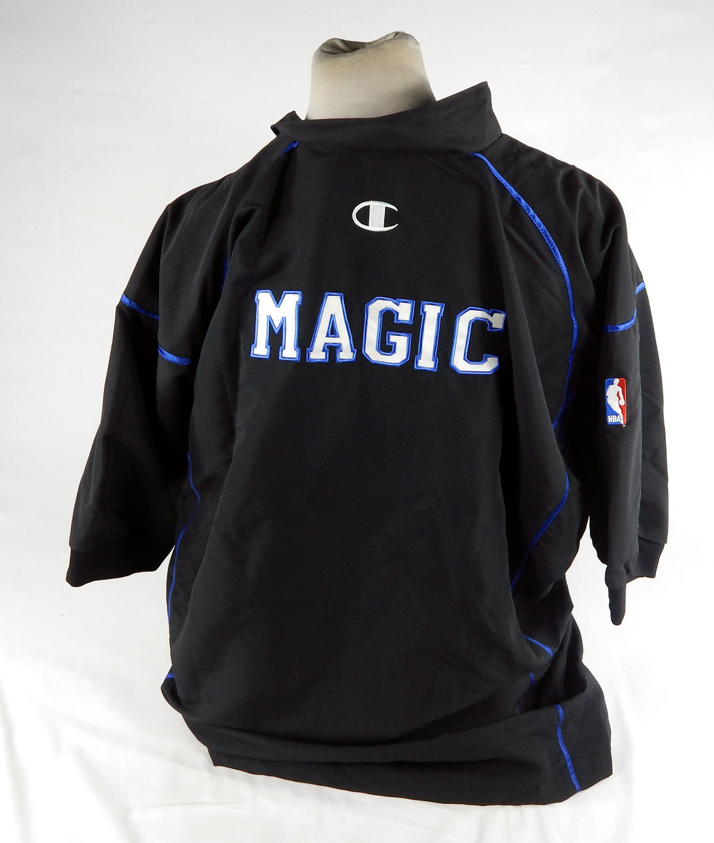 1990s Orlando Magic GameIssued Black Warm Up Jacket 50 DP71968 Pic2