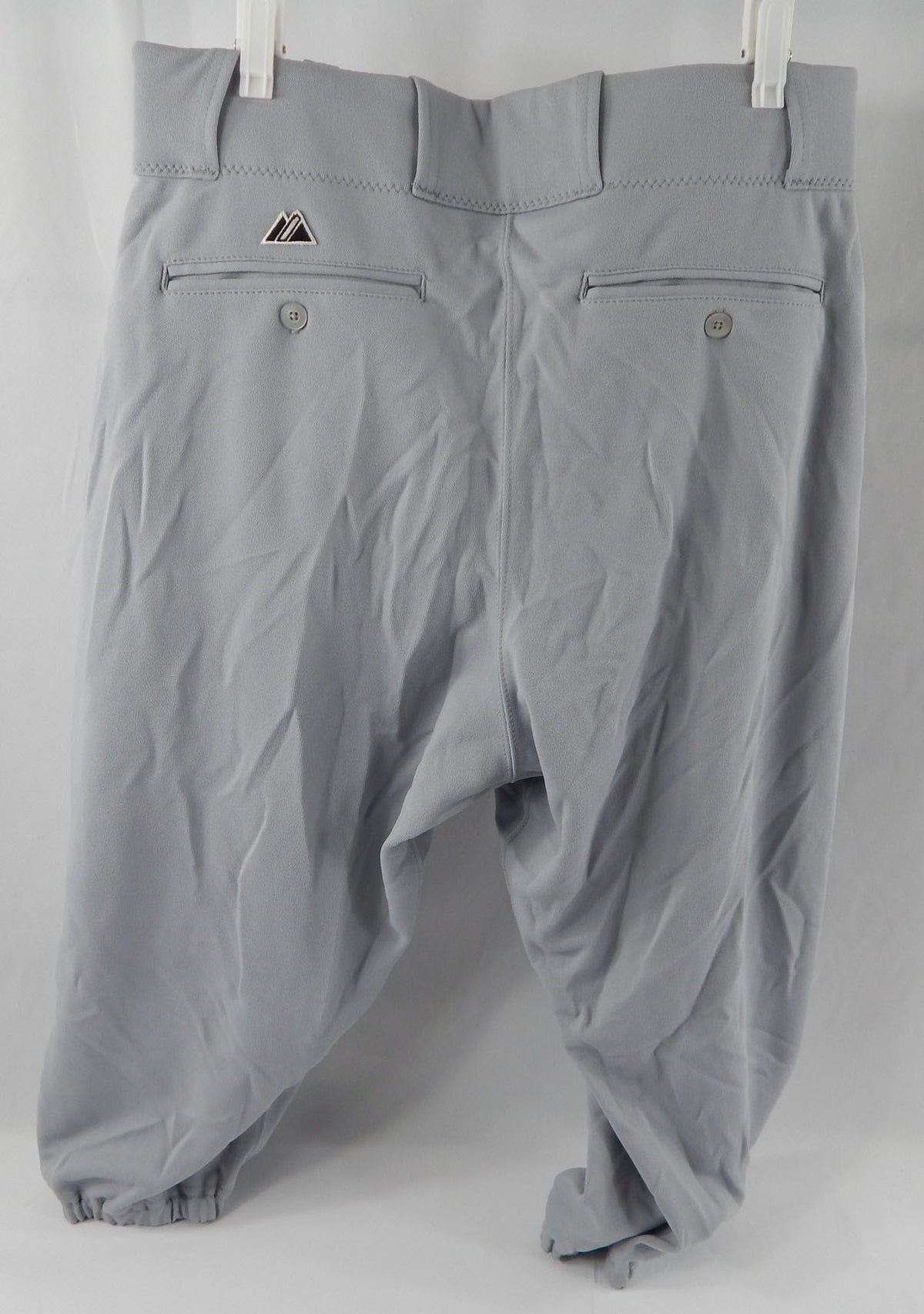 2015 Miami Marlins Reed Johnson #5 Game Issued Grey Pants 34-47-19 468 Pic2