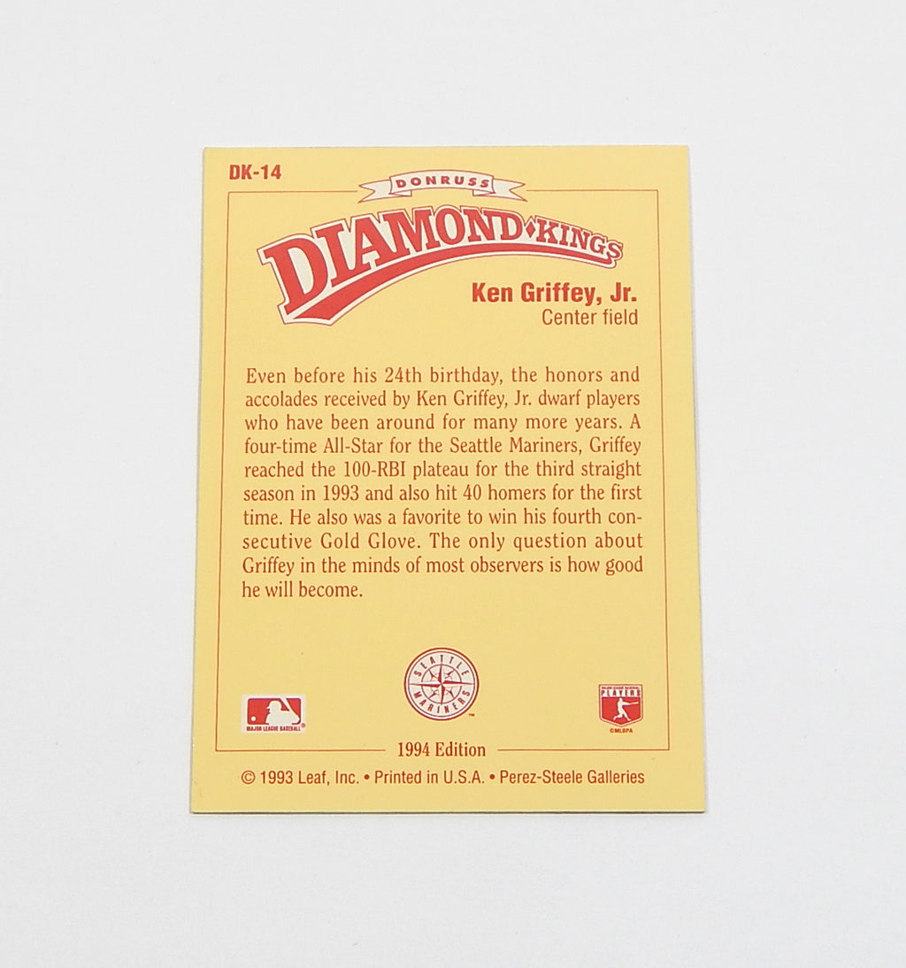 1994 Donruss Diamond Kings Ken Griffey Jr. #DK-14 Pic2