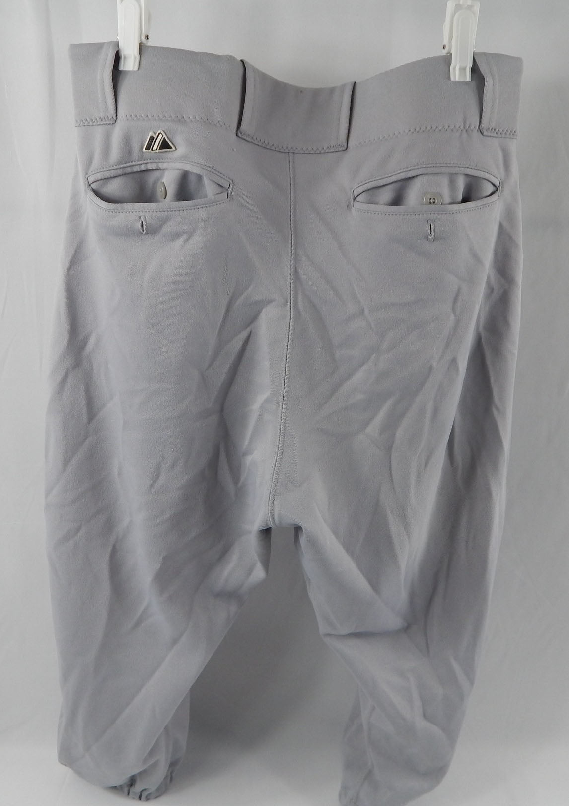 2012 Miami Marlins Donnie Murphy #22 Game Issued Grey Pants 35-44-18 469 Pic2