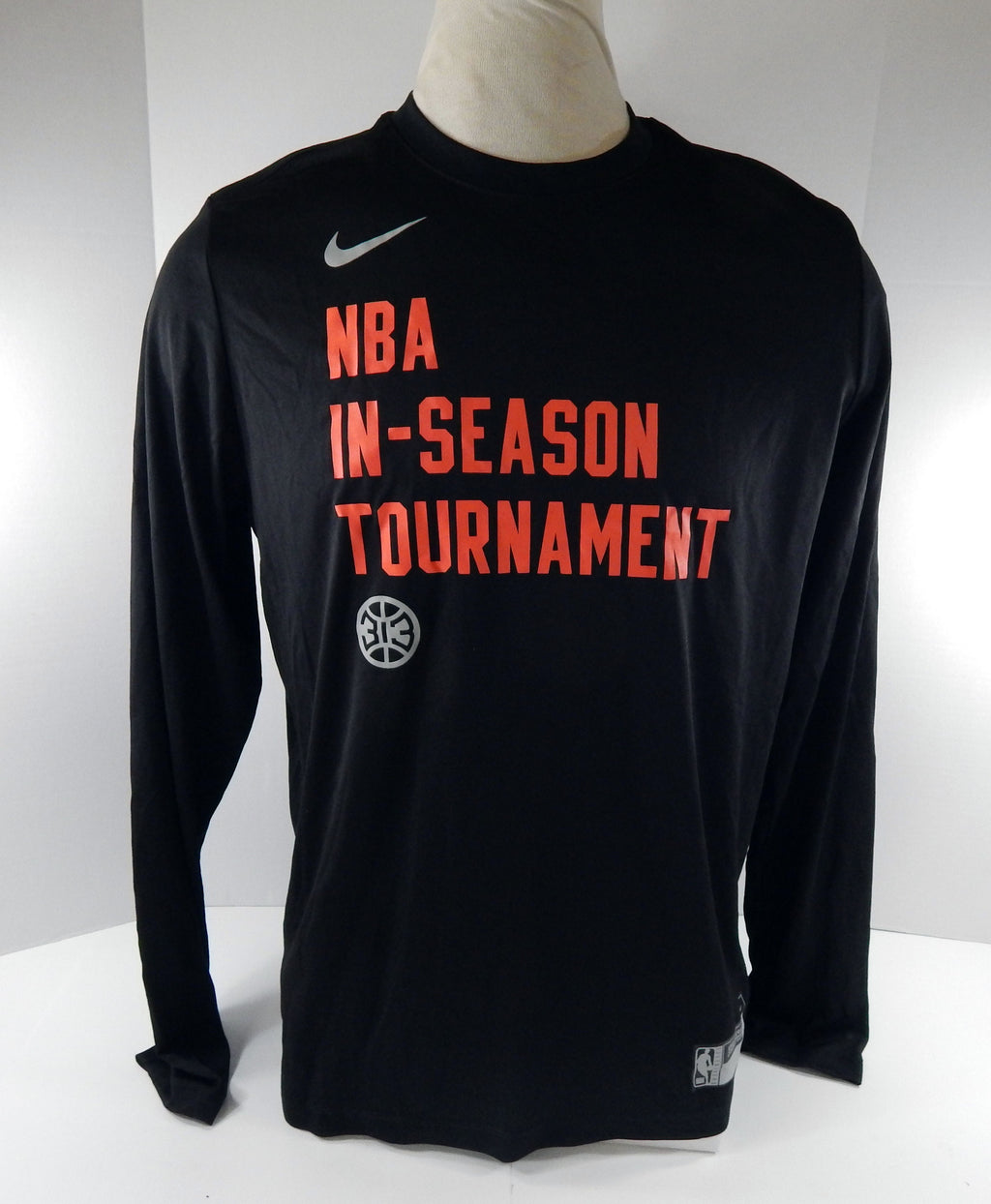 2023-24 Detroit Pistons Team Issued Black T-Shirt In Season Tournament XL 861S