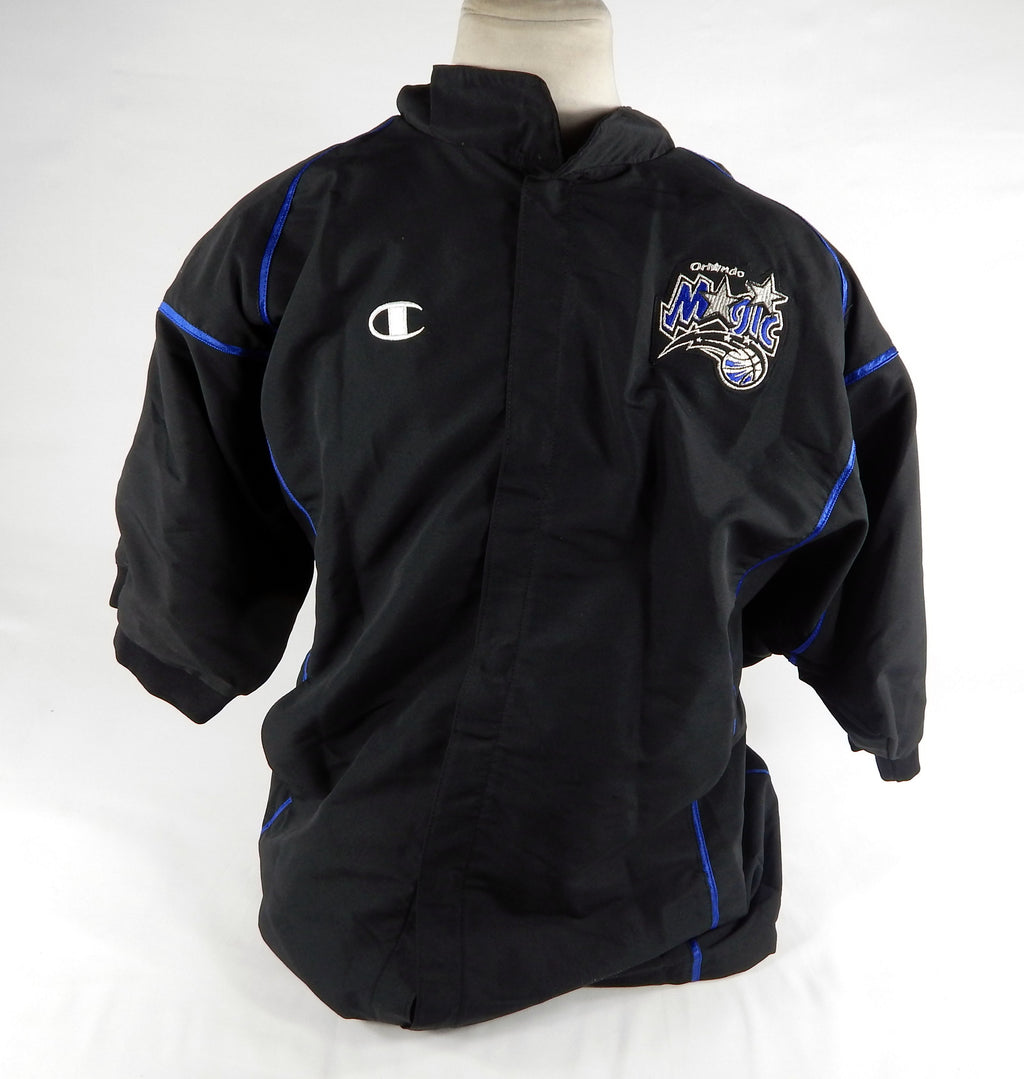 1990s Orlando Magic Game Issued Black Warm Up Jacket 50 DP71972