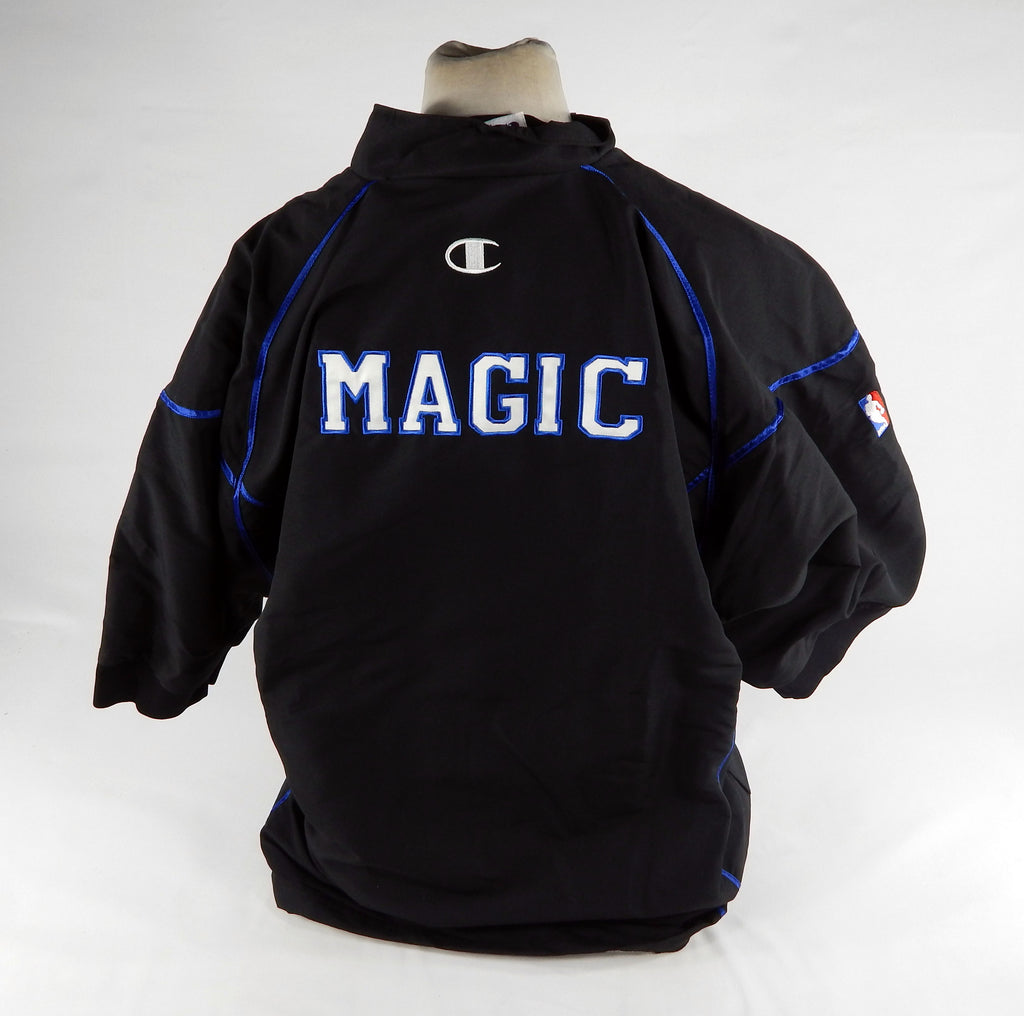 1990s Orlando Magic Game Issued Black Warm Up Jacket 50 DP71972 Pic2