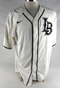2019 Long Beach State Dirtbags #32 Game Used White Jersey Baseball XL 676