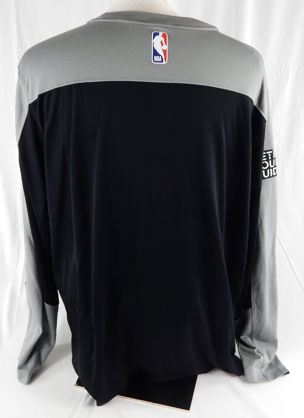 2024-25 Brooklyn Nets Day'Ron Sharpe #20 Game Used Black Shooting Shirt XXL 121 Pic2