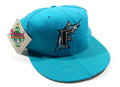 1990's Florida Marlins Vintage Fitted Hat 7 1/8 New Era Tag Brim Damaged