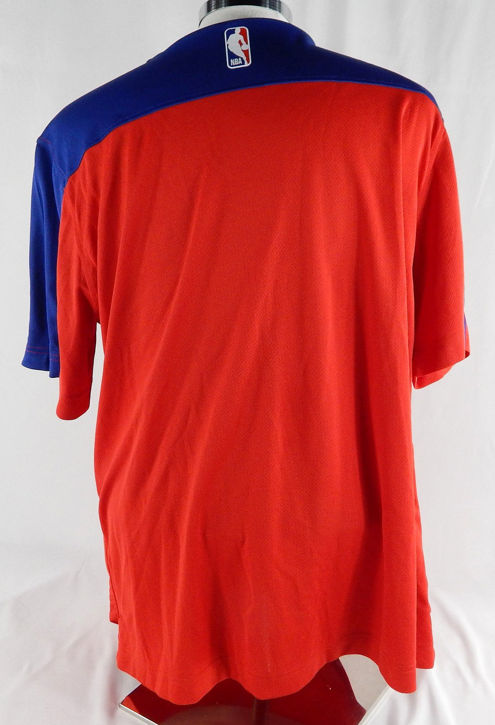 2024-25 Detroit Pistons Bobi Klintman #34 Game Issued P Used Red Shoot Shirt 9 Pic2