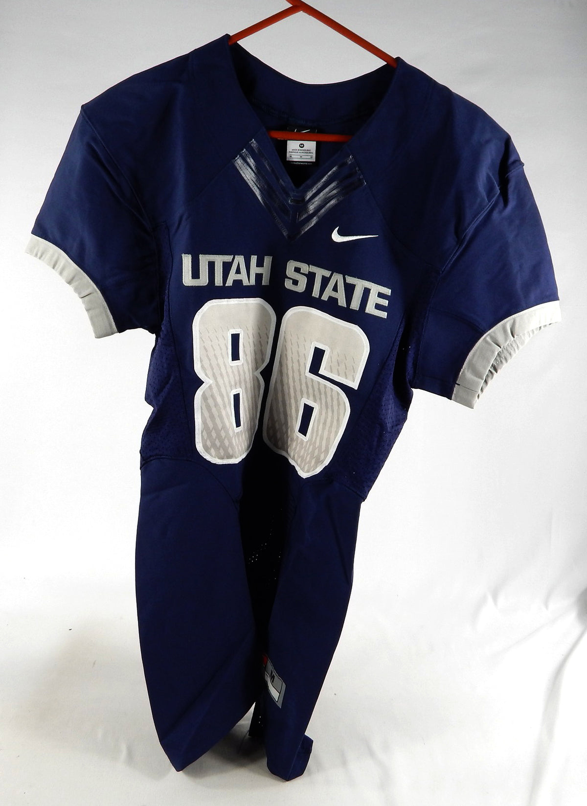 2013 Utah State Aggies #86 Game Issued Navy Jersey M DP84050