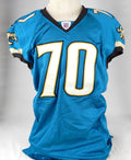 2005 Jacksonville Jaguars Craig Osika #70 Game Issued Blue Jersey 52 DP74790