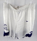 2020-21 Texas Christian TCU Horned Frogs Game Issued White Basketball Shorts 44