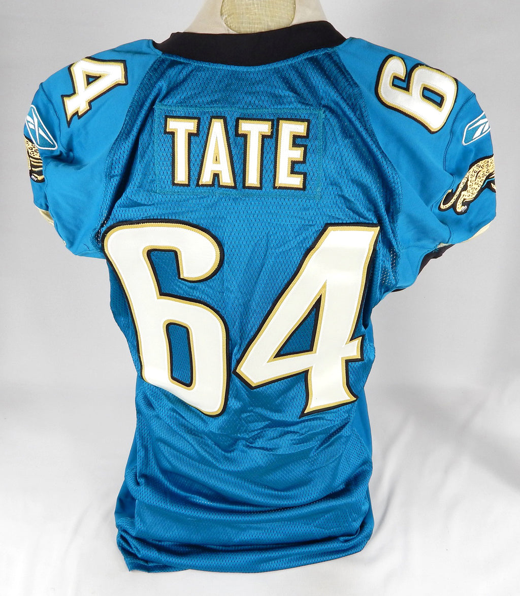 2005 Jacksonville Jaguars Tate #64 Game Issued Blue Jersey 52 DP74791 Pic2