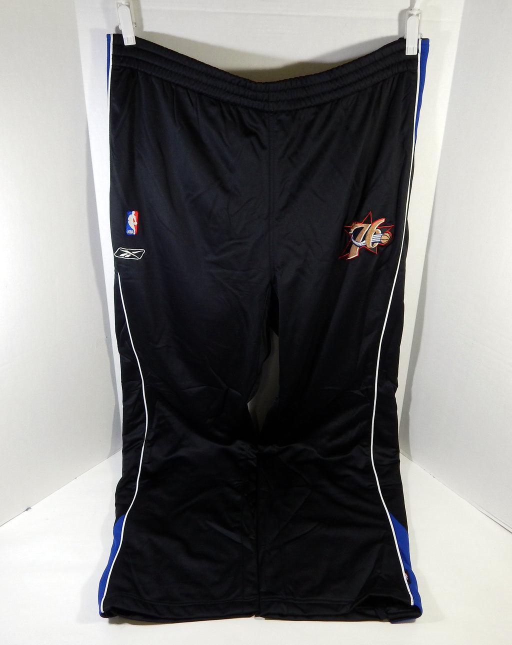 2000s Philadelphia 76ers #21 Game Used Black Tearaway Pants 2XL+2 DP68080