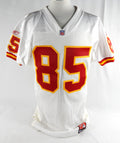 2001 San Francisco 49ers Ricks #85 Game Used White Jersey 40 458
