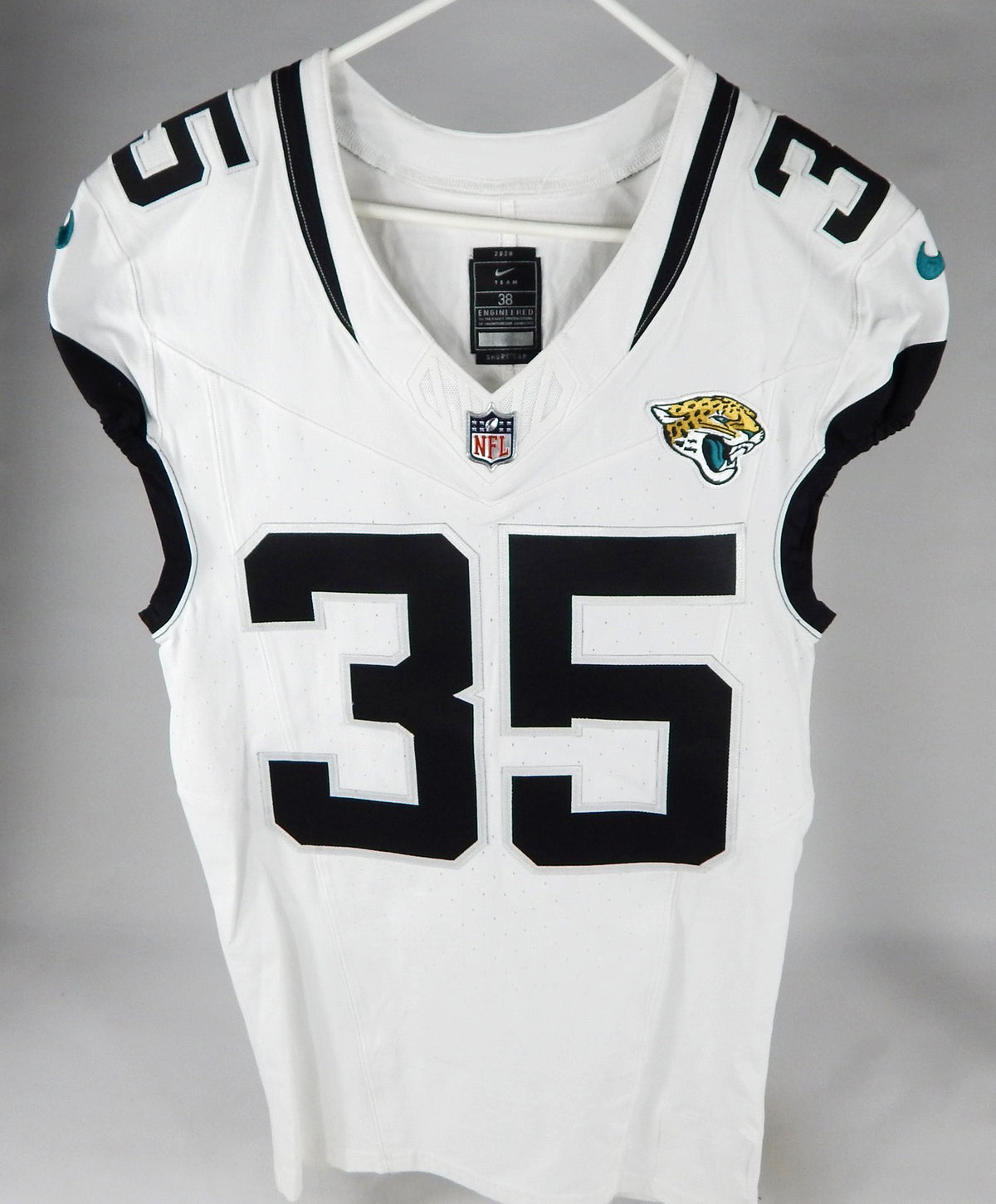 Jacksonville Jaguars Sidney Jones IV #35 Game Issued White Jersey 38 793