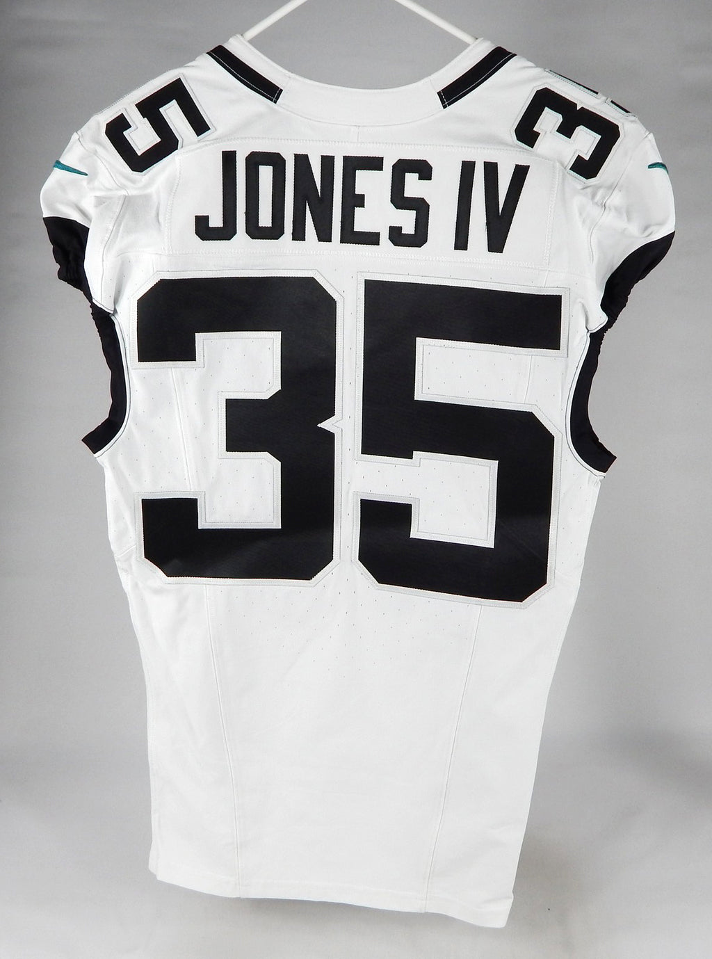 Jacksonville Jaguars Sidney Jones IV #35 Game Issued White Jersey 38 793 Pic2