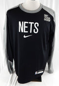 2024-25 Brooklyn Nets Noah Clowney #21 Game Used Black Shooting Shirt L 128