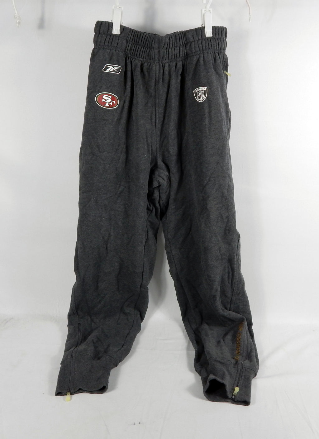 200s San Francisco 49ers Team Issued Grey Travel Pants L 143