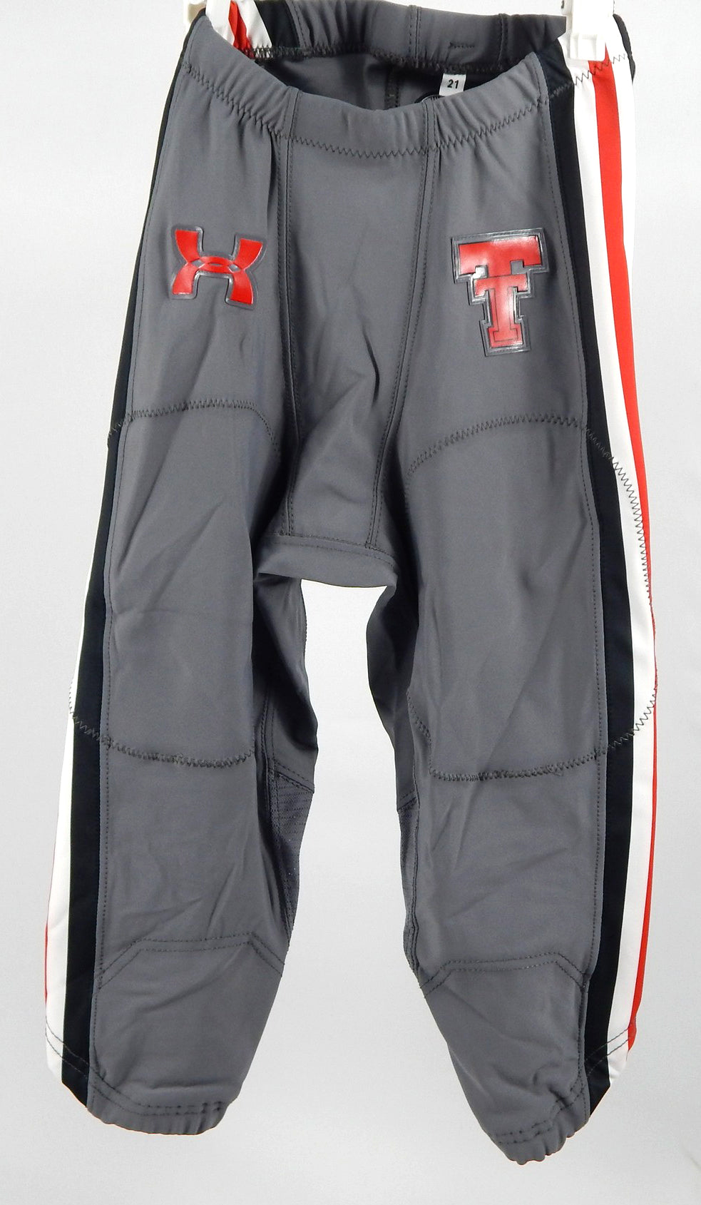 2021 Texas Tech Red Raiders Game Used Grey Pants 30 939