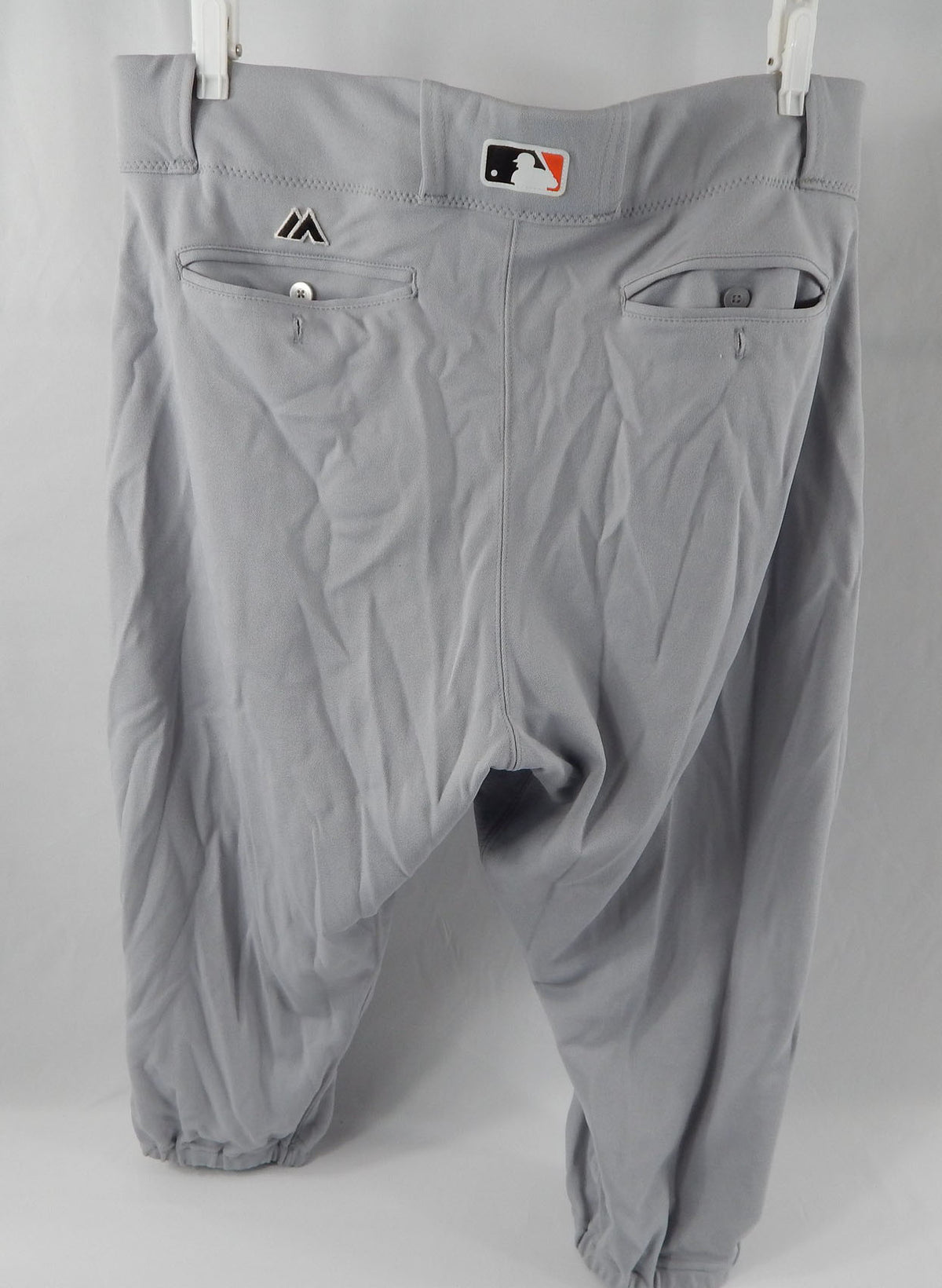 2016 Miami Marlins Chris Johnson #12 Game Used Grey Pants 38-45-18 481 Pic2
