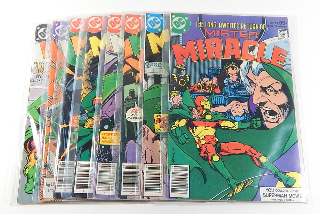 Mister Miracle Vol 1 #19 20 21 22 23 24 and Vol 2 #1 3 Comic Book Lot DC Kirby