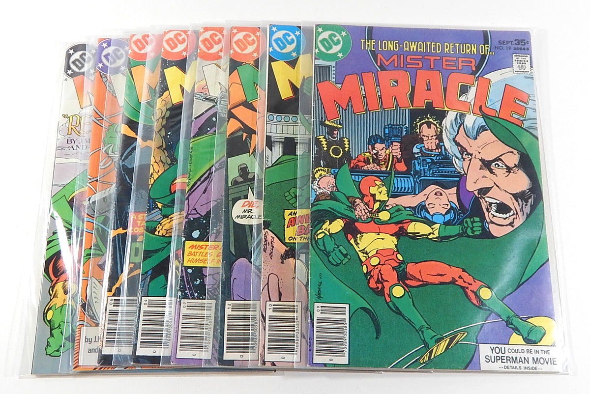 Mister Miracle Vol 1 #19 20 21 22 23 24 and Vol 2 #1 3 Comic Book Lot DC Kirby