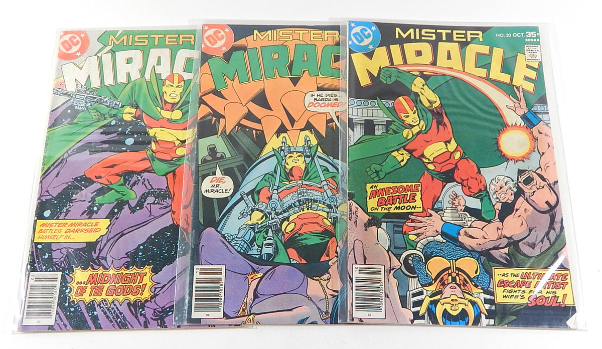 Mister Miracle Vol 1 #19 20 21 22 23 24 and Vol 2 #1 3 Comic Book Lot DC Kirby Pic2