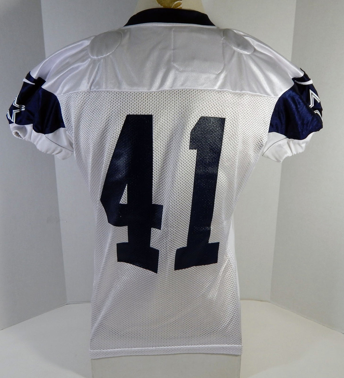 Dallas Cowboys Reggie Robinson #41 Game Issued White Practice Jersey 48 85 Pic2