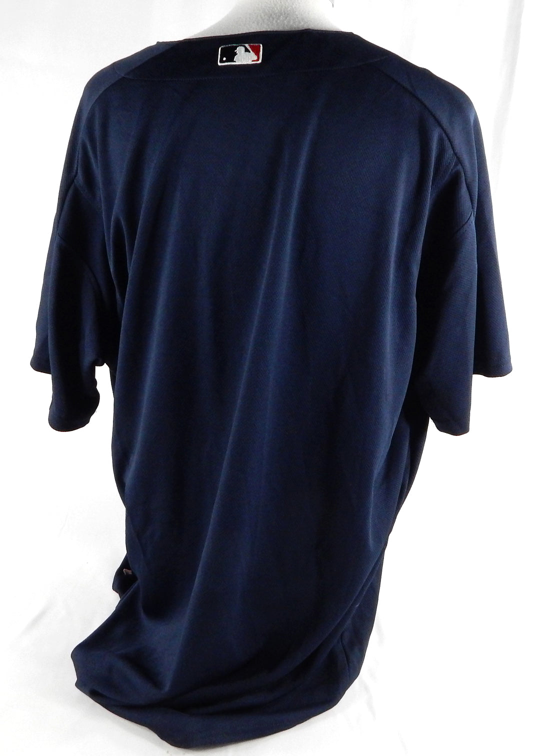 2000s New York Yankees Blank Game Issued Navy Jersey Batting Practice ST 54 462 Pic2