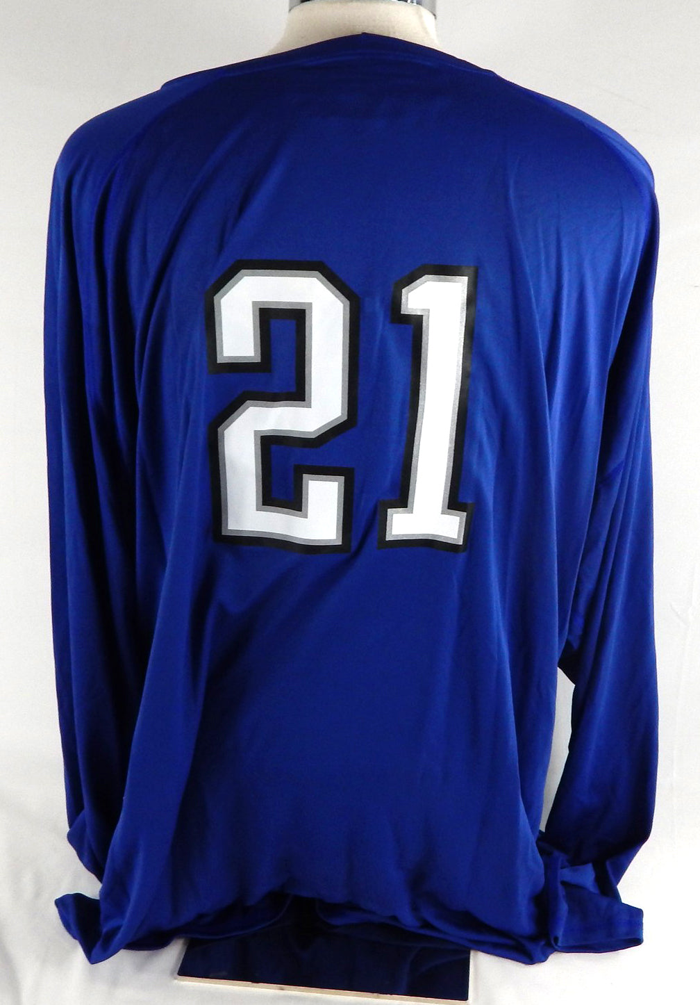 2005-06 Orlando Magic #21 Game Issued Pos Used Blue Training Shirt 4XL 588 Pic2