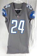 2017 Detroit Lions Nevin Lawson #24 Game Issued Grey Jersey Color Rush 42 388