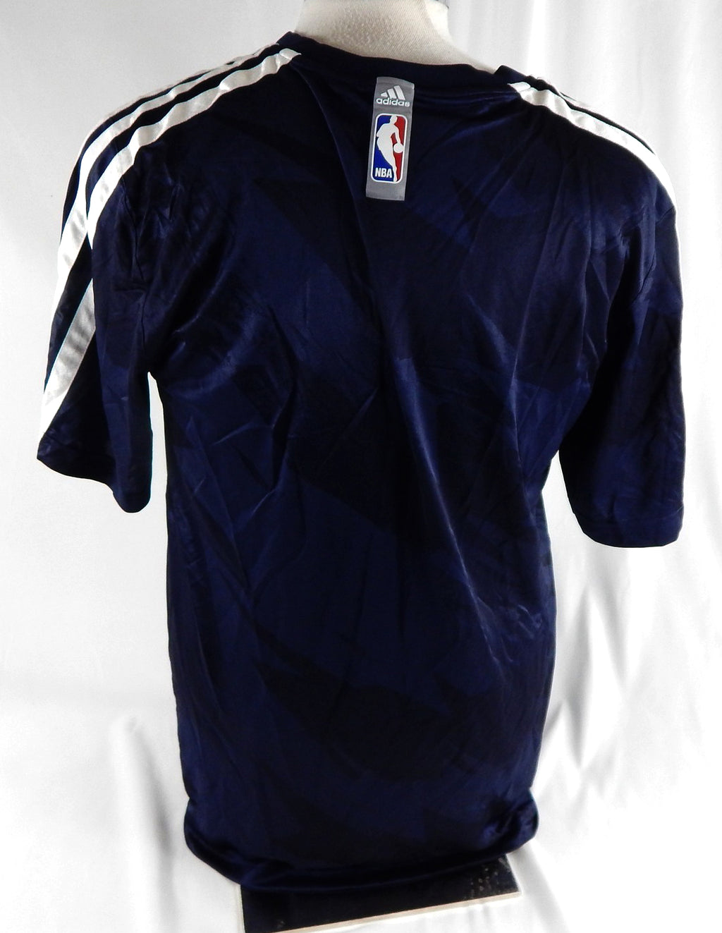 2013-14 Orlando Magic Jameer Nelson #14 Game Used Navy Shooting Shirt HFT 11 Pic2