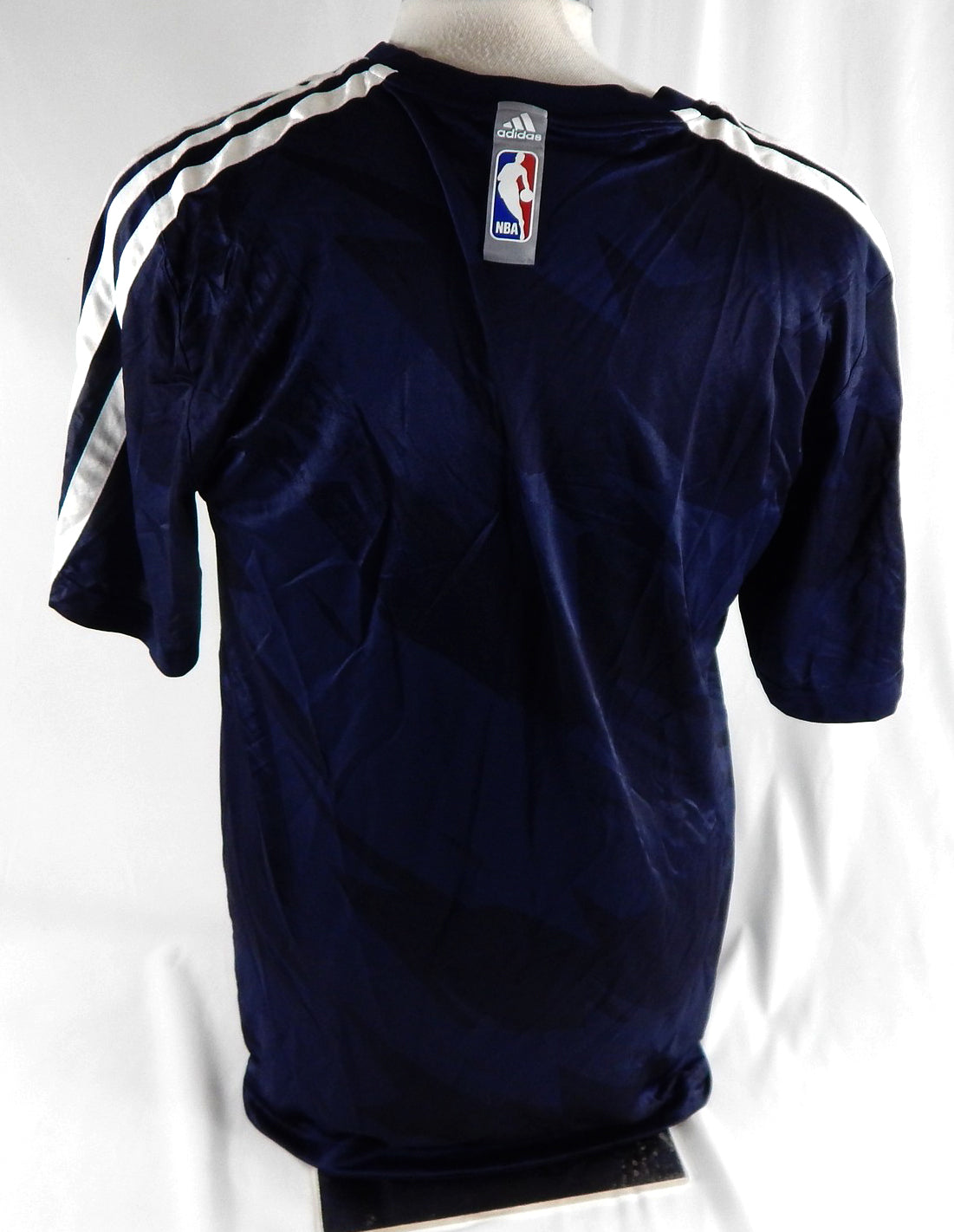 2013-14 Orlando Magic Jameer Nelson #14 Game Used Navy Shooting Shirt HFT 11 Pic2