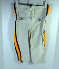 2007 Pittsburgh Steelers Shaun Suisham #6 Game Used White Pant Throwback 8