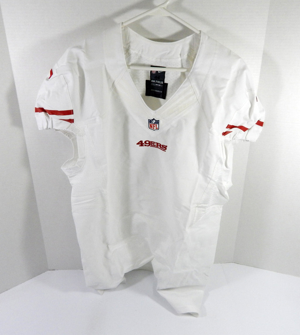 2015 San Francisco 49ers Blank Game Issued White Jersey 44 DP52577