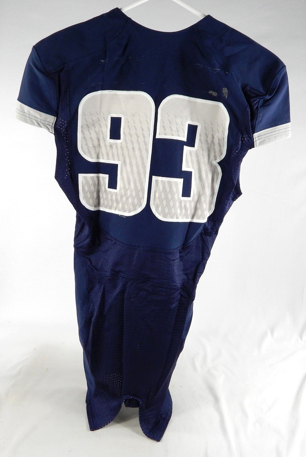 2014 Utah State Aggies #93 Game Used Navy Jersey Name Plate Removed S 057 Pic2