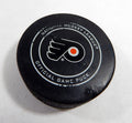 2018 Philadelphia Flyers Vs. Columbus Blue Jackets Game Used Black Puck DP61299