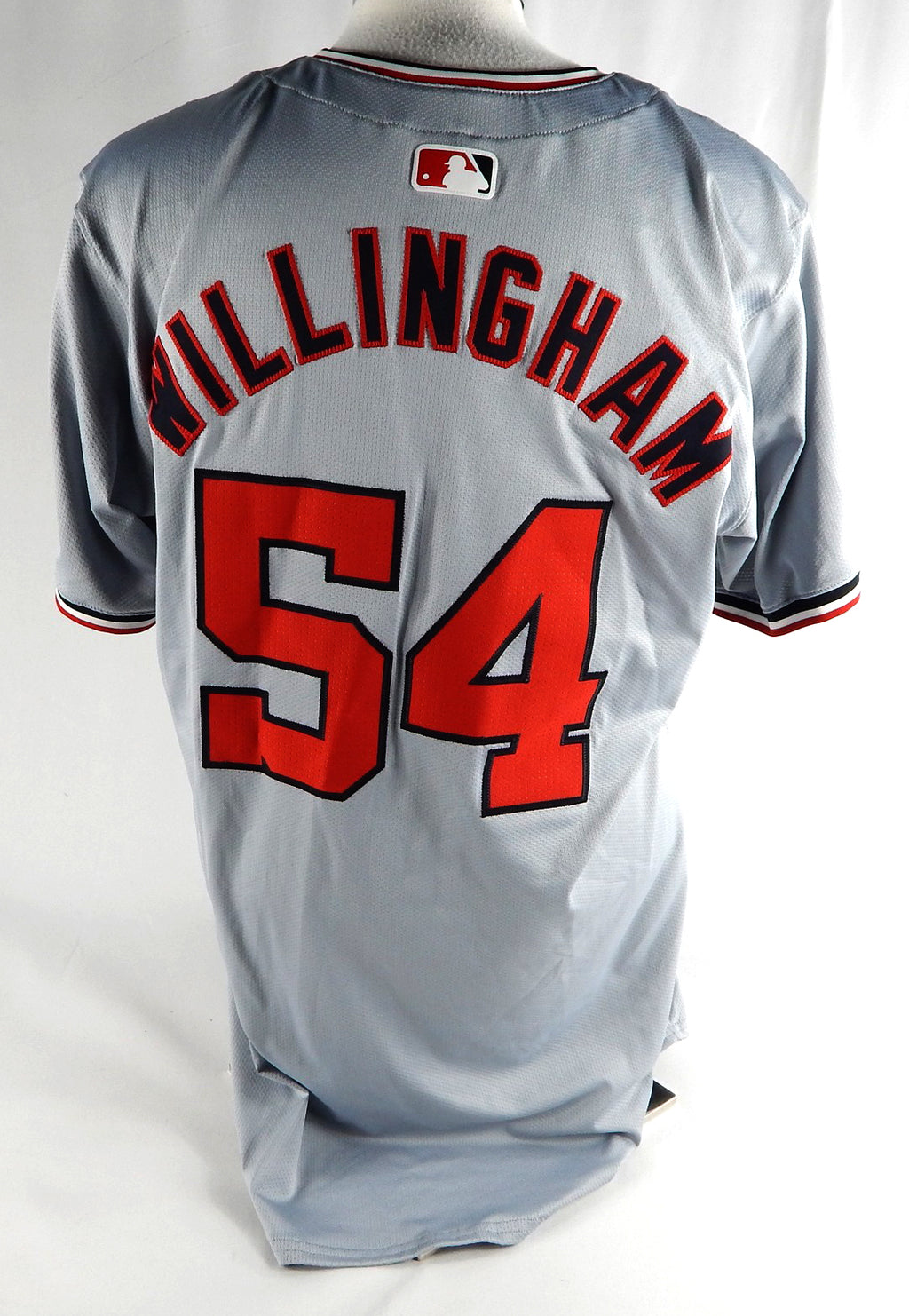 2024 Washington Nationals Amos Willingham #54 Game Issued Grey Jersey 46 565 Pic2