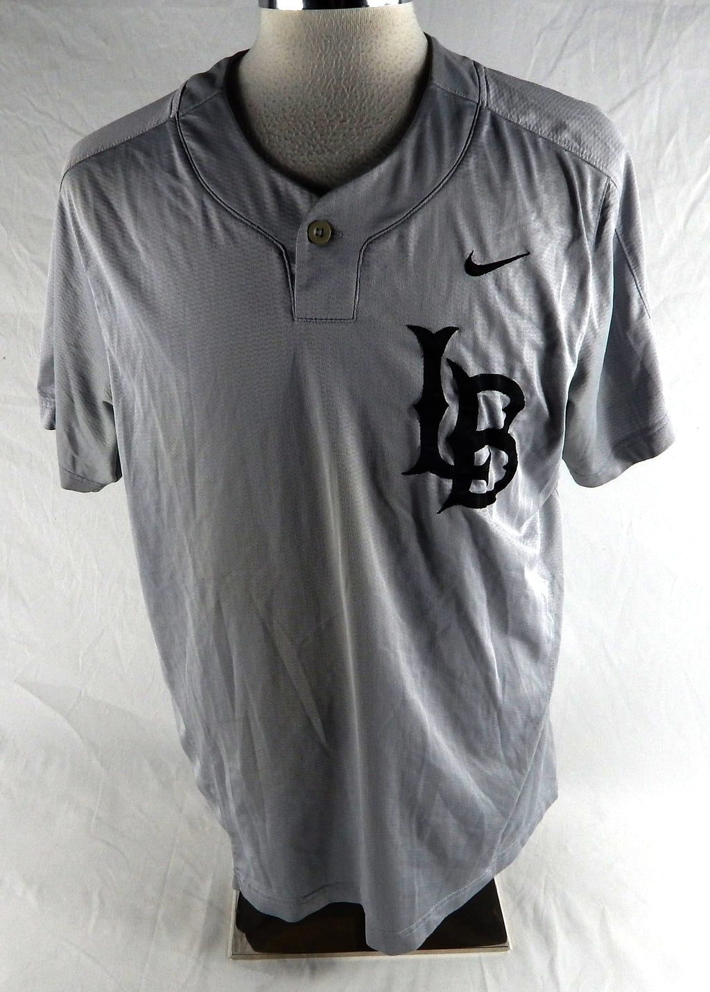2021 Long Beach State Dirtbags #16 Game Used Grey Jersey Baseball XL 690