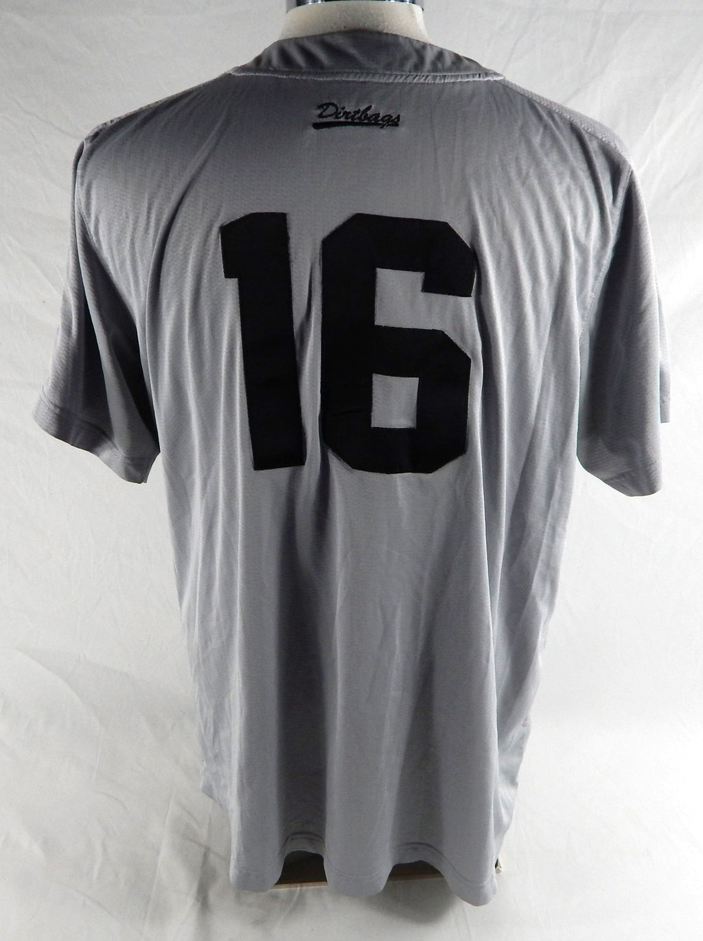 2021 Long Beach State Dirtbags #16 Game Used Grey Jersey Baseball XL 690 Pic2