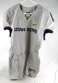 2013 Utah State Aggies Blank Game Issued Grey Jersey L DP84062