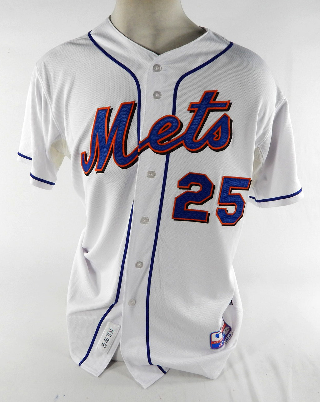 2011 New York Mets Chin-Lung Hu #25 Game Issued Pos Used White Jersey 46 DP70654