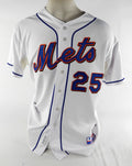 2011 New York Mets Chin-Lung Hu #25 Game Issued Pos Used White Jersey 46 DP70654