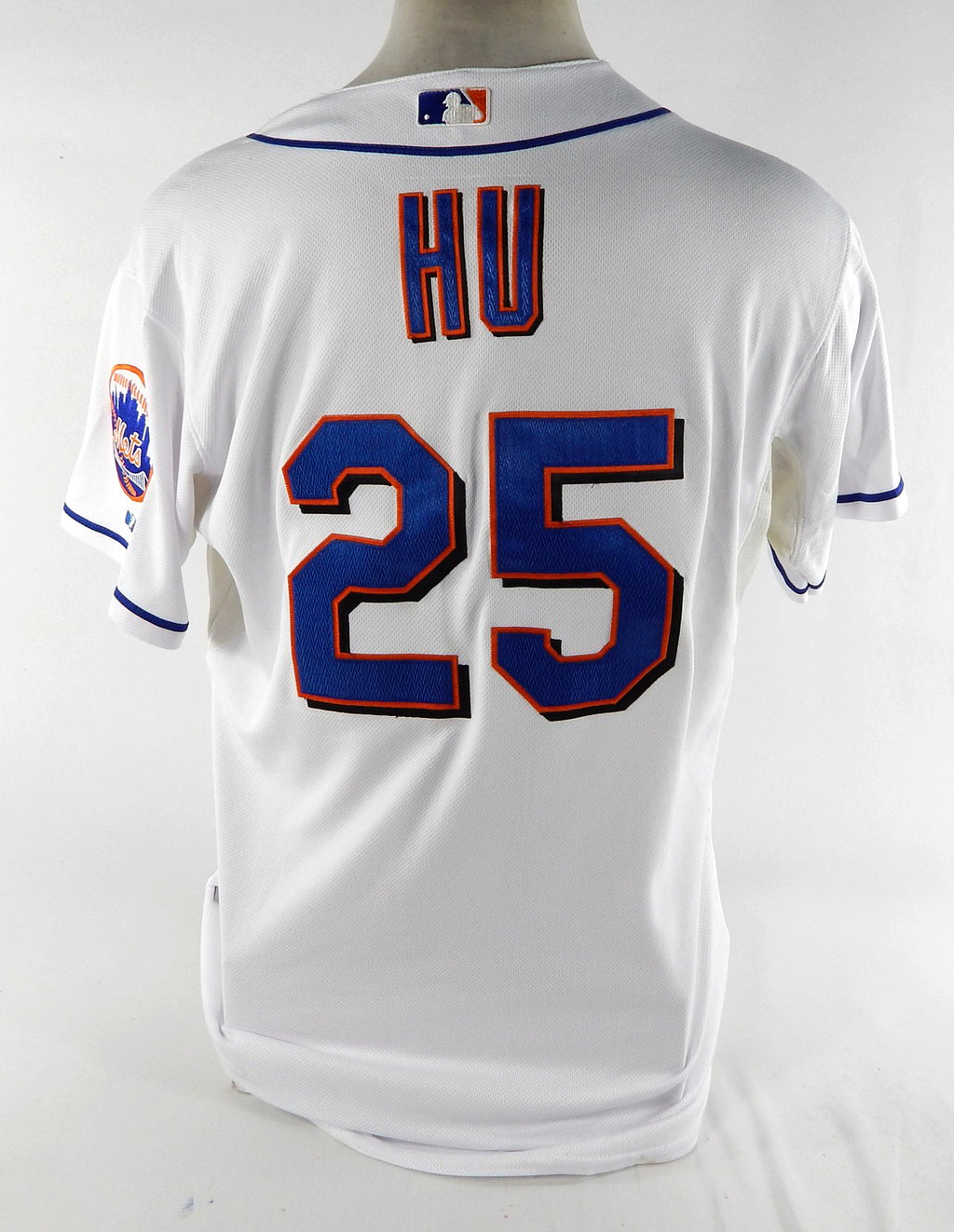 2011 New York Mets Chin-Lung Hu #25 Game Issued Pos Used White Jersey 46 DP70654 Pic2