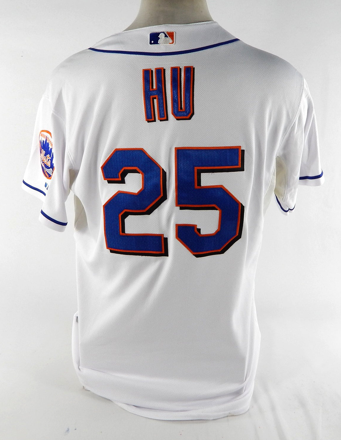 2011 New York Mets Chin-Lung Hu #25 Game Issued Pos Used White Jersey 46 DP70654 Pic2