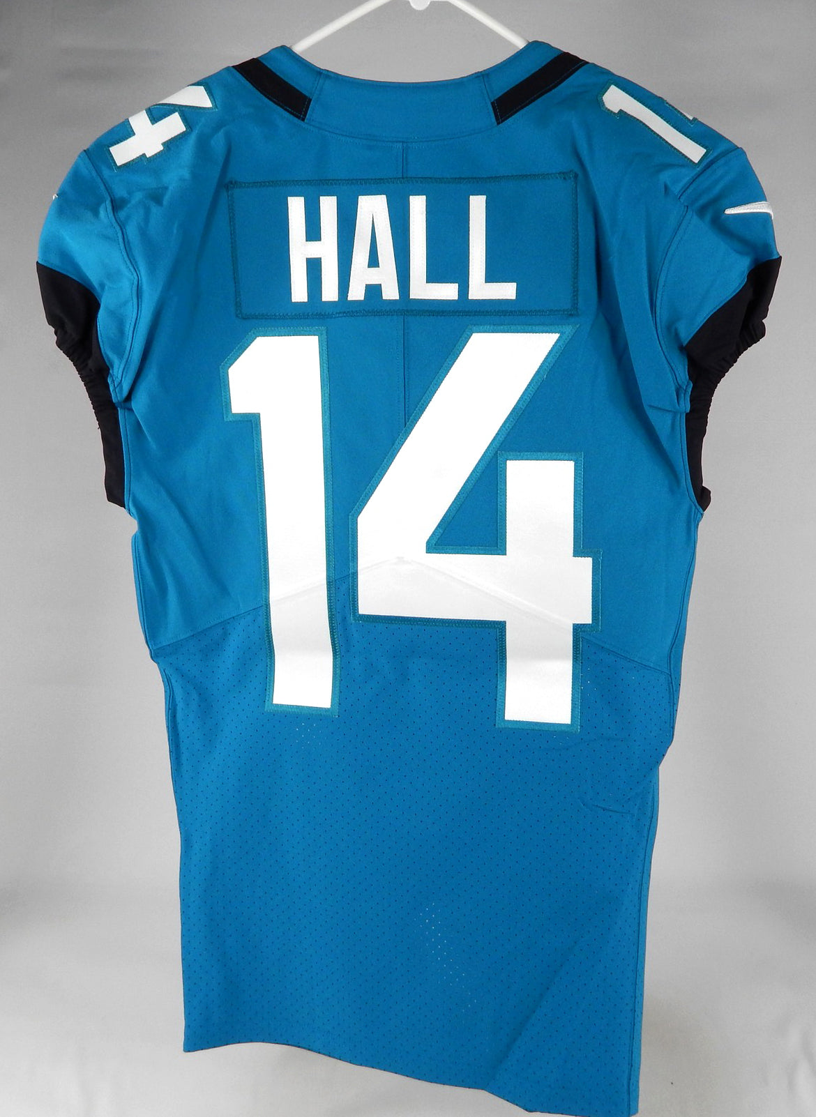 2022 Jacksonville Jaguars Marvin Hall #14 Game Issued Blue Jersey 38 808 Pic2