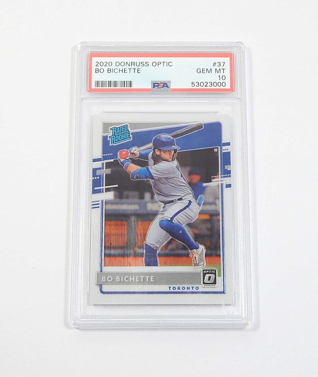 2020 Donruss Optic Rated Rookie Bo Bichette RC #37 PSA 10