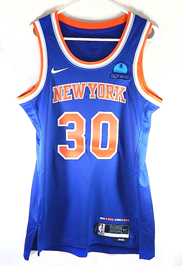 Julius Randle New York Knicks #30 Nike Swingman Icon Ed. Sphere Jersey Blue 40 S