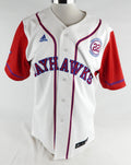 2025 Kansas Jayhawks #2 Game Used White Jersey Buck O'Neil Patch Baseball 44 621